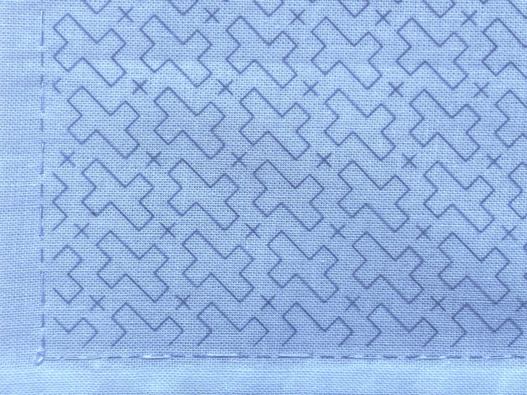 一目刺し流し十字