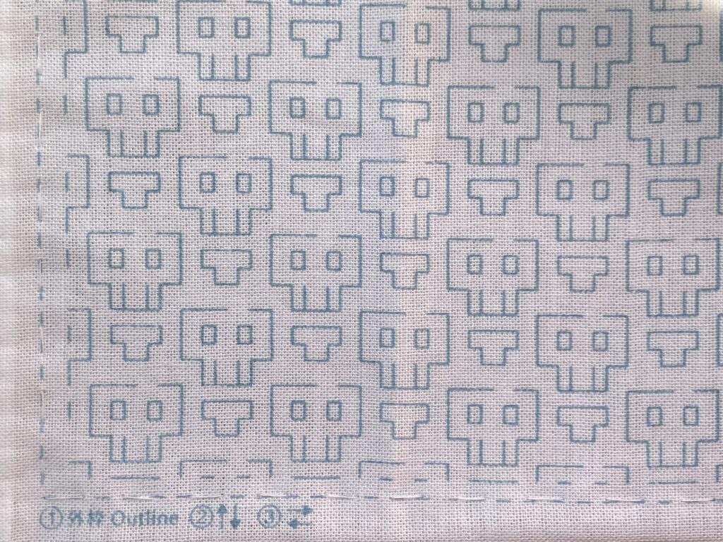 ダルマの刺し子スカル