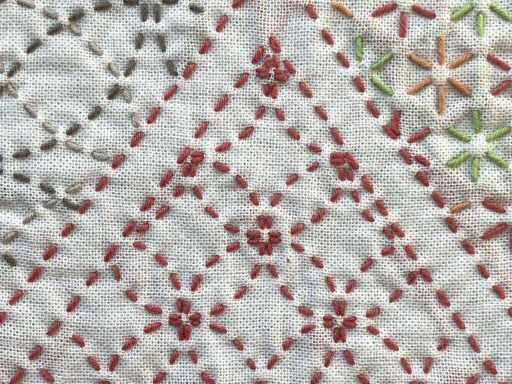 寄せ模様ダイヤならべ