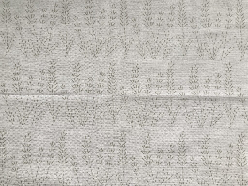 刺し子ラベンダーの花ふきん