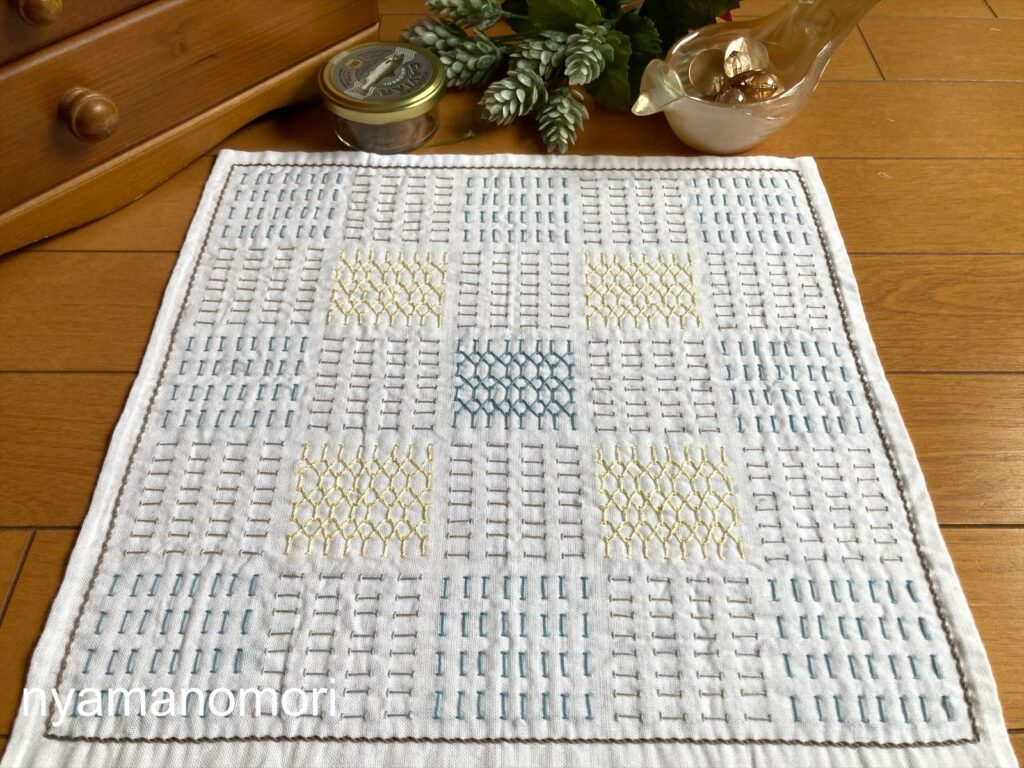 ダルマの刺し子~積み木