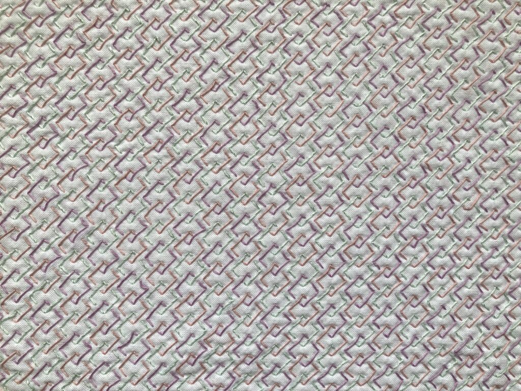 花ふきん一目刺し吉原つなぎ