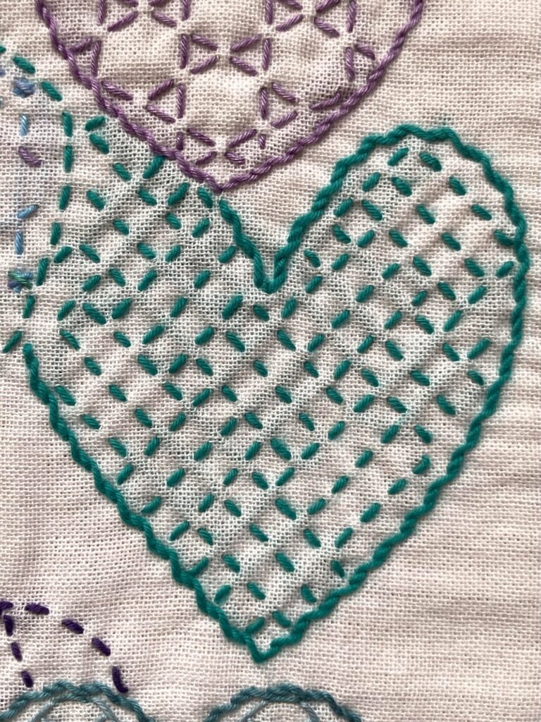 ホビーラホビーレ寄せ模様ハート