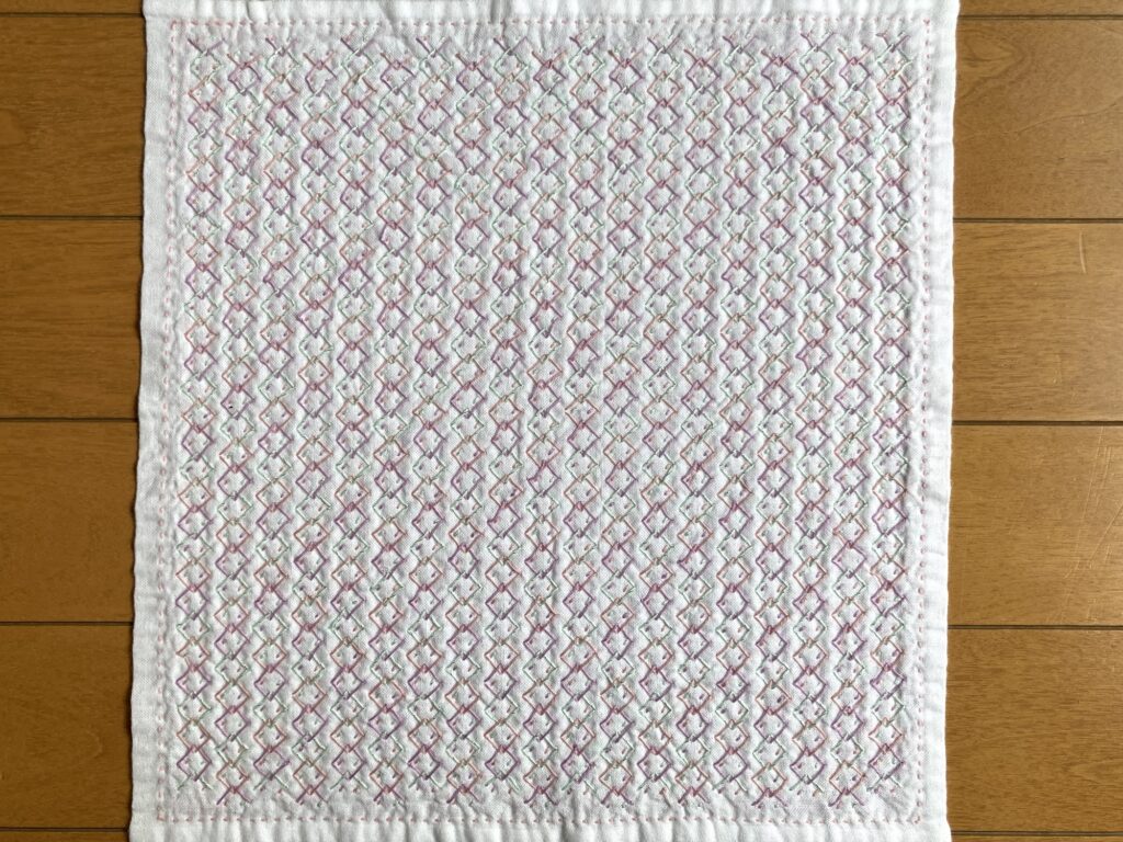 刺し子の花ふきん～吉原つなぎの裏側