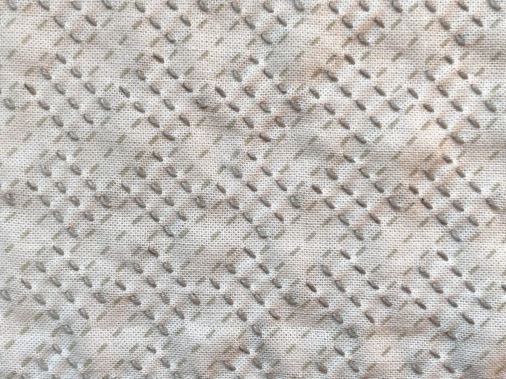 刺し子～網代の花ふきん