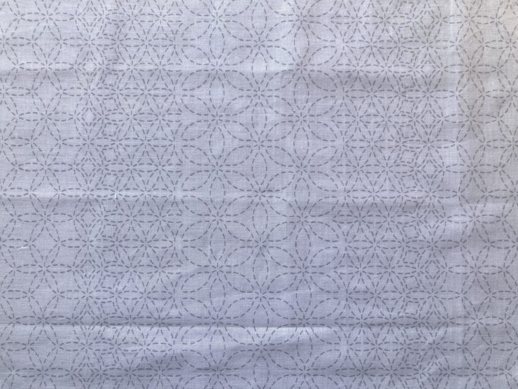 刺し子のランチョンマット 花合わせ