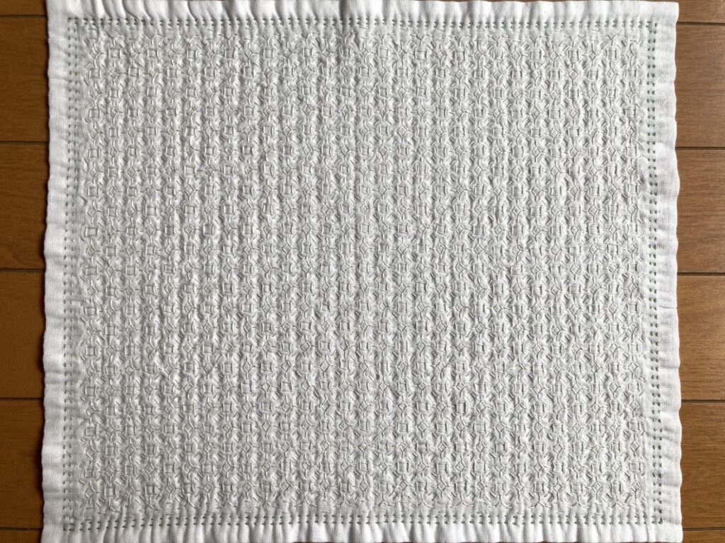 刺し子 一目刺し花つむぎの裏側