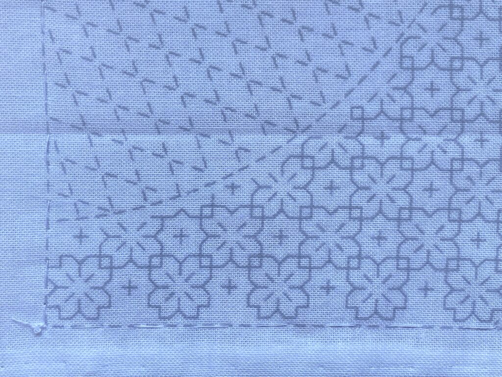 花毬～刺し子のランチョンマット 