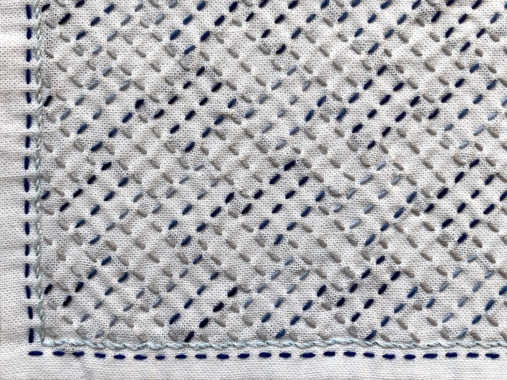 網代 ホビーラホビーレの刺し子ふきん